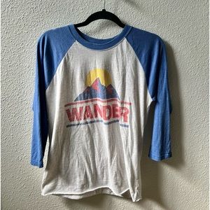 Threadless "Wander" Raglan tee